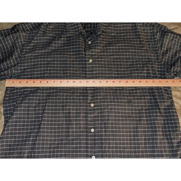 Tommy Hilfiger Shirt Mens XXL Gray Plaid Long Sleeve Button Up Casual - Picture 3 of 6